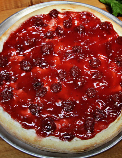 Cherry Dessert Pizza